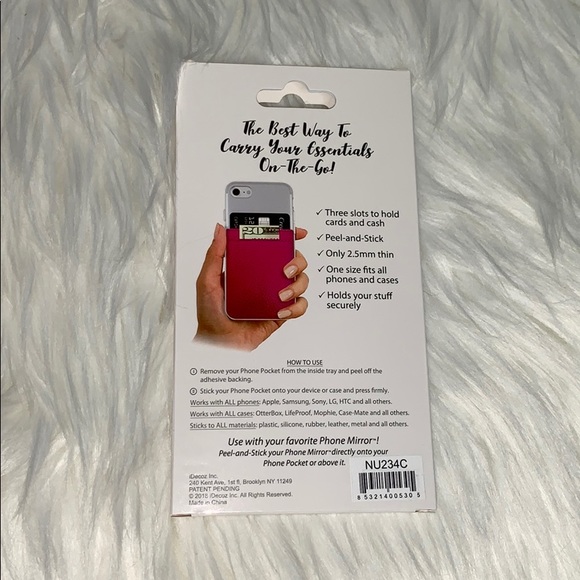 iDecoz Phone Pocket: Nude Leather - Picture 2 of 2